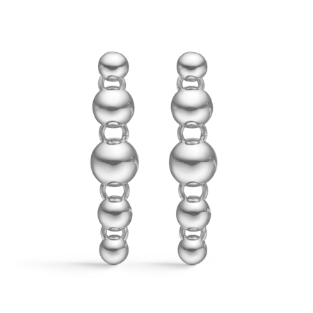 BIGGEST BALL silver earrings.