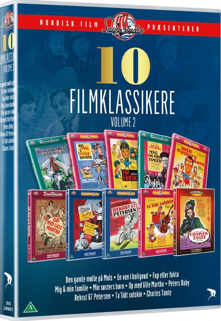 Ligner væske Mantle 10 FILMKLASSIKERE 'Saga Studio' vol. 2 - DVD | filmxperten.dk