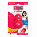 Kong Classic (Small): Til den mindre hund med medium tyggeglæde! Holdbart og stimulerende Kong hundelegetøj.