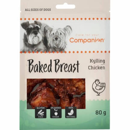 Companion Baked Chicken Breast | 80 gram pose | Bagt Kylling Bryst