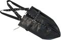 Fetish Collection Bondage Pouch i sort kunstlæder med justerbare stropper.