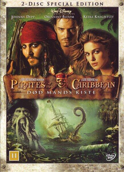 Pirates Of The Caribbean, Død Mands Kiste, DVD Movie