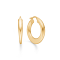 SILVIA øreringe i 8 karat guld | Mads Z
