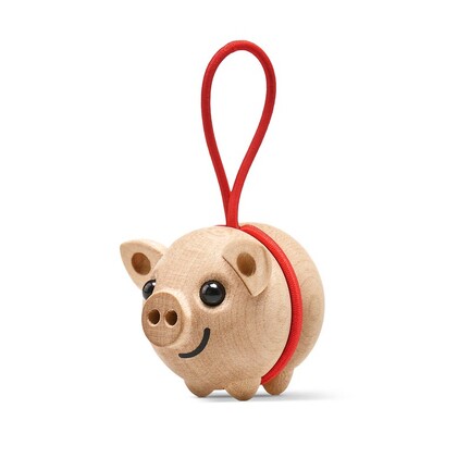 Fablewood mini grisen Babe - en julegris i træ