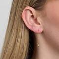 Solara Sun earrings in gold-plated silver - studio.z