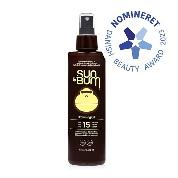 SUN BUM, Browning Oil, SPF 15, 250 ml. - Hudpleje, Ansigtspleje, Kropspleje, Solfaktor, SPF, Solbruner Olie, Sololie