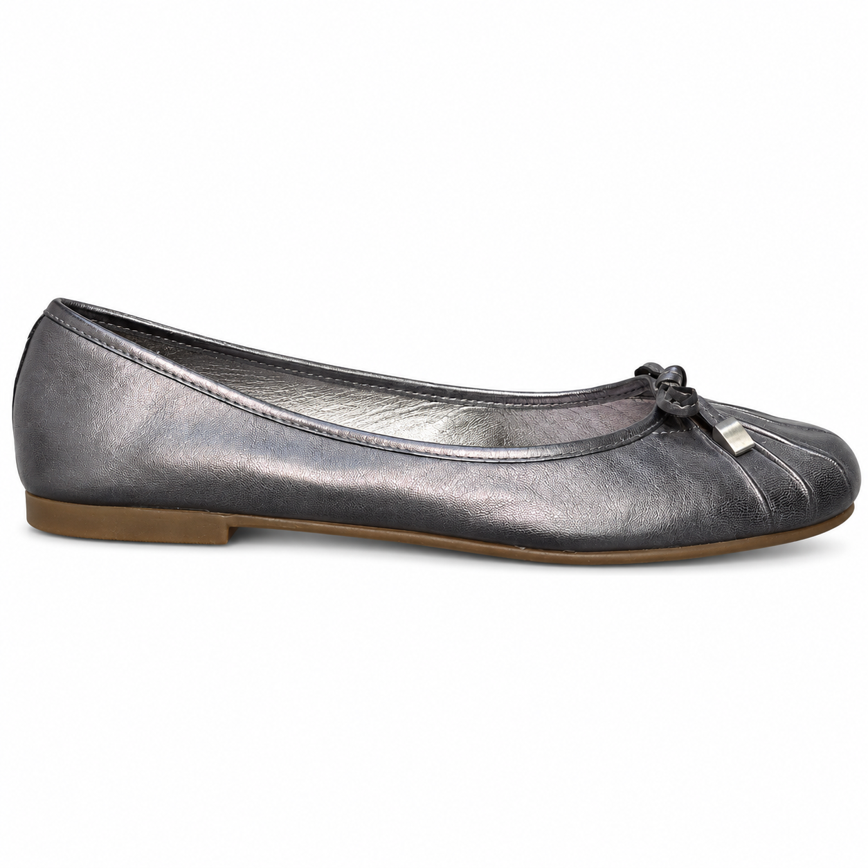 ECCO Ballerina Med Sløjfe Metallic - 40