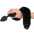 Bad Kitty Naughty Toys Pet Play Plug & Ears – erotisk sæt med anal plug, blød hale og katteører til pet play, rollespil og dominansleg.