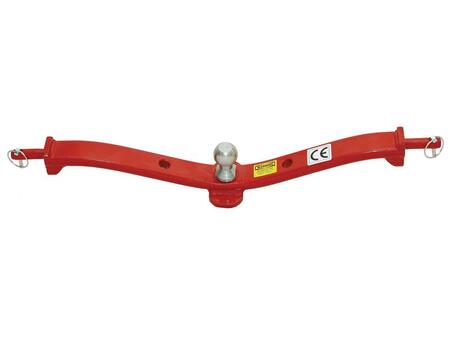 Dragbom kat. 1 med kulboll - Anti-Twist Super lätt att koppla till och från Kulstorlek: Ø50 mm Bredd: 851 mm Används för kat. 1 lyftkulor