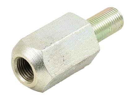 Mutteri - Adapteri kaksoispyörille - Takapyörä - 8 kpl.  Kierre:  9/16” UNF (sisäkierre)  9/16” UNF (ulkokierre)  Sopii: Ferguson TE20, TEA20, TED20, TEF20, TO20  Sopii: FE35, MF35, MF65  Sopii: MF135, MF148  Sopii: MF230, MF240  Sopii: MF340, MF342  Sopi
