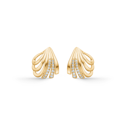 SHELBY earrings in 14 karat gold | Danish design by Mads Z