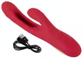 Rabbit Vibrator med G-punktsstimulation i silikone med 3 motorer og Flicking Tongue-funktion – vandtæt og genopladelig sexlegetøj.