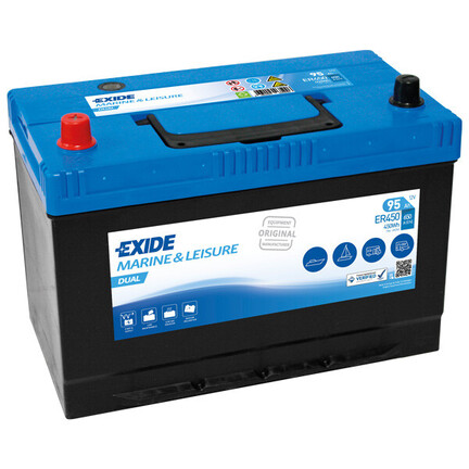 Exide Nautilus Dual 95Ah batteri