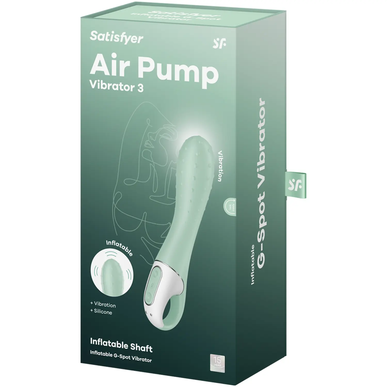 Satisfyer Air Pump Vibrator 3 with Inflatable Shaft