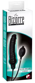 Be Bizarre Blow-Me-Up Large oppustelig dildo 25 cm med pumpe og realistisk design