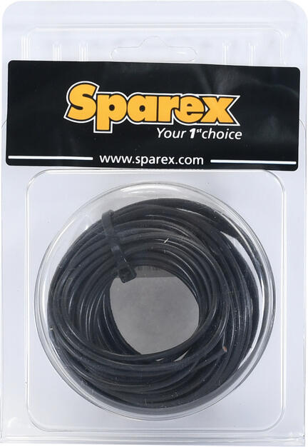 Kabel - 1x1,5mm2. / 10 meter / Sort