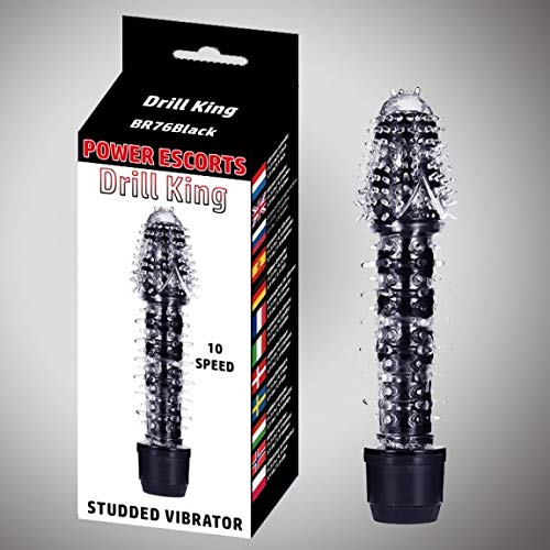 Drill King - Vibrator Med Gummipigge