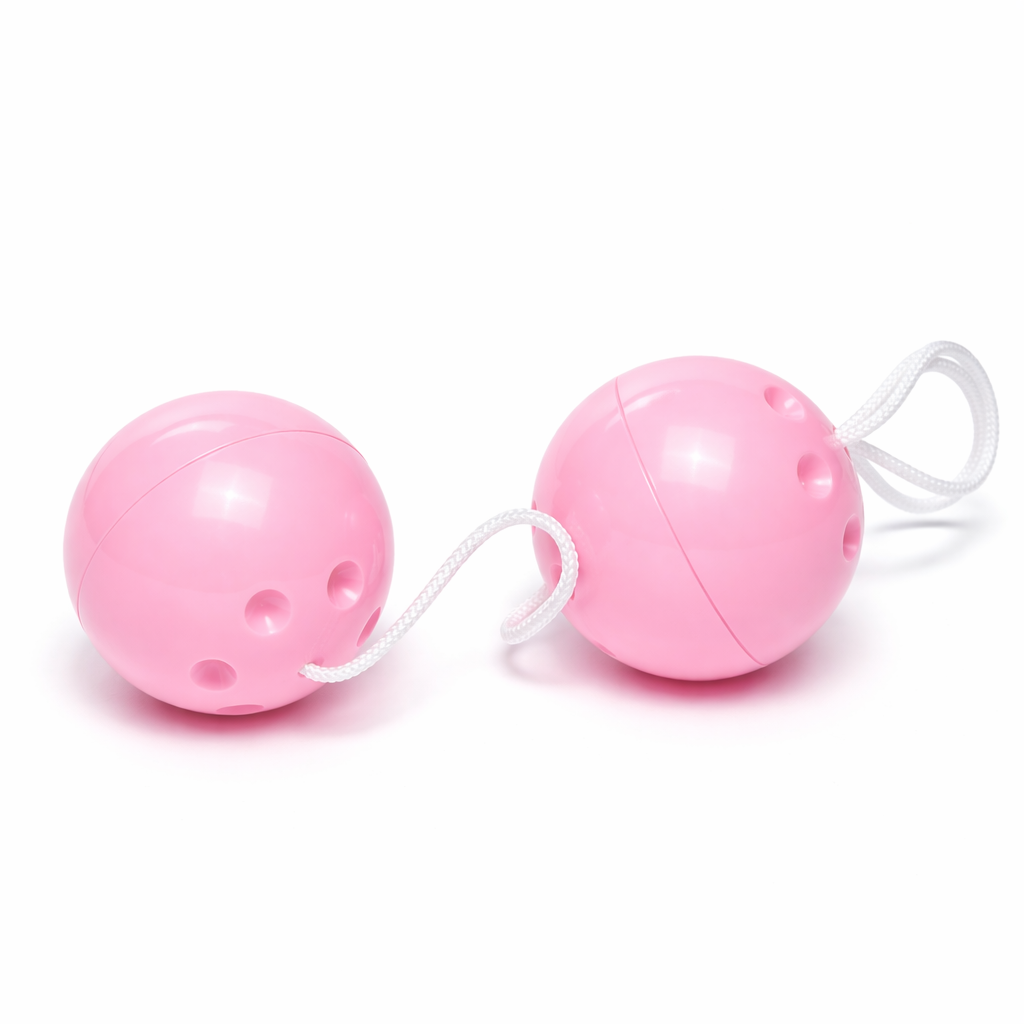 Duo Bækkenbundskugler Lyserød