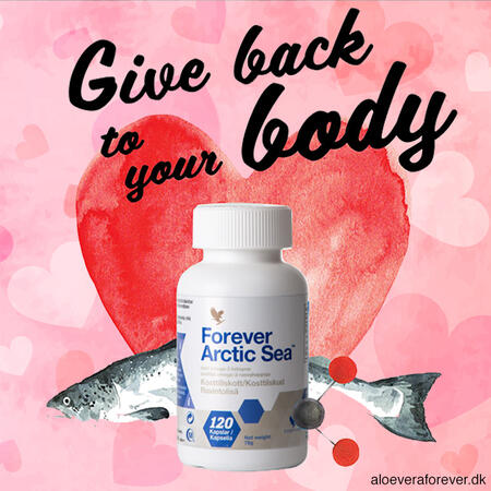 Forever Arctic Sea - fiskeoliekapsler til hjertet