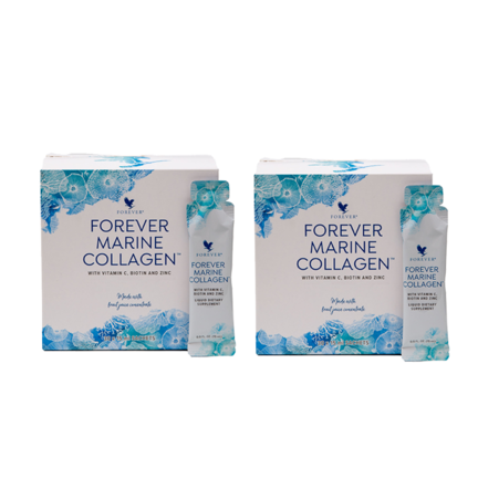2 pakker Forever Marine Collagen - kollagen til at drikke