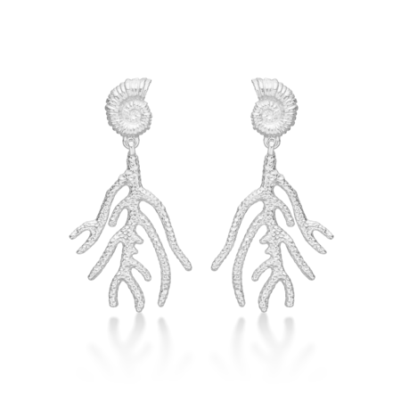 Seashell Secrets øreringe udført i 925 ren sterlingsølv.