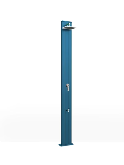 Arkema - SPRING A220 Solbruser i aluminium med fodbruser - 25 liter - Lys blå