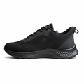 Sort herresneaker med slip-ins funktion og åndbar mesh overdel