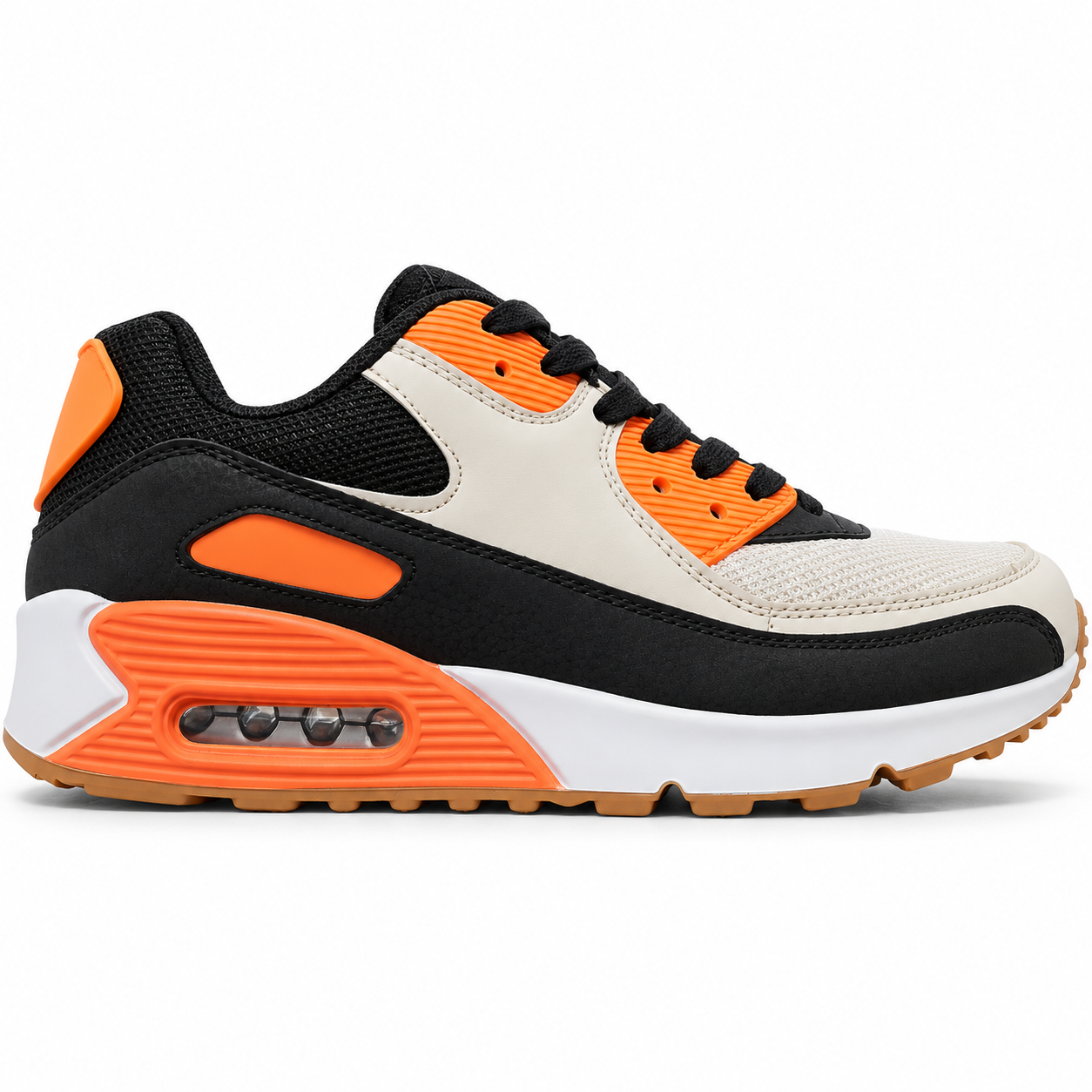 Pulse Sneaker  Beige/Orange - 41