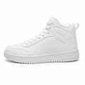 Hvid high-top damesneaker med klassisk design
