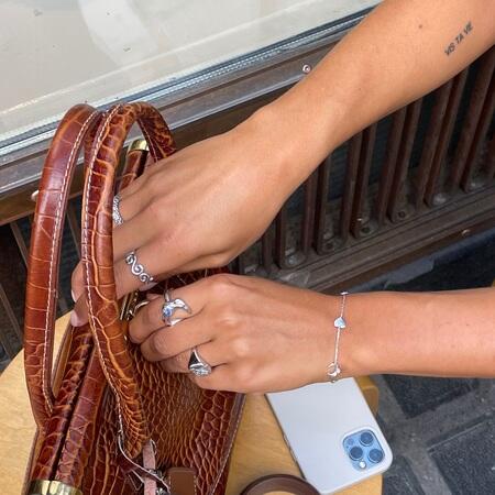 Cascade armbånd i sølv | Studio Z