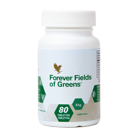 Forever Fields of Greens grønt kosttilskud i tabletform