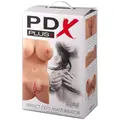 PDX Plus Perfect DD Masturbator – realistisk model i Fanta Flesh™ med naturtro overflade.