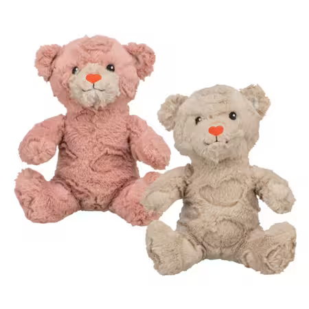 Trixie hundebamse – Valentines Day Teddy i både dusty pink og beige