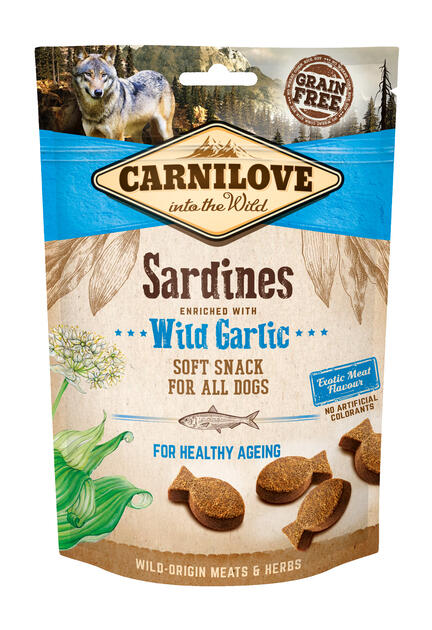 Carnilove semi moist sardines with garlic - 200g