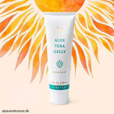 Aloe Vera Gelly er perfekt efter en varm dag i solen