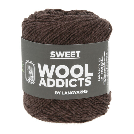 Garnnøgle sommergarnet Sweet fra Lang Yarns i farven espresso 68