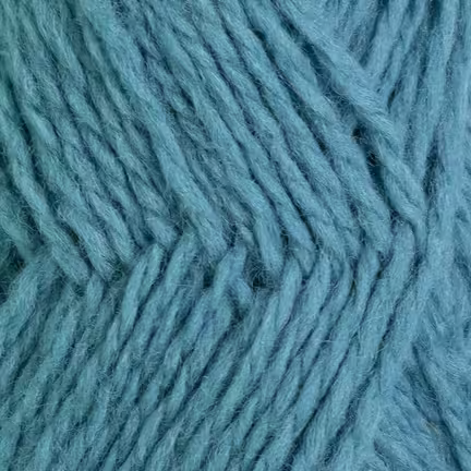 Nøgle Rauma Vams garn i farven 52 Lys Petrol – 2-tråds norsk uld i lys blågrøn tone.