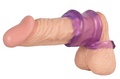 Sleeve & Ball Ring fra You2Toys – lilla fleksibel penisring