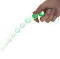 Anal Pearls Green anal kugler på række i fleksibelt materiale