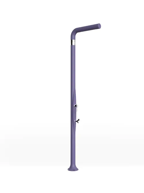 Arkema - FUNNY YANG T225 udendørs bruser med fodbruser - koldt & varmt vand - Lilla