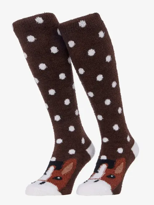 LeMieux Fluffy Character strømper - Titan - S/31 - 36