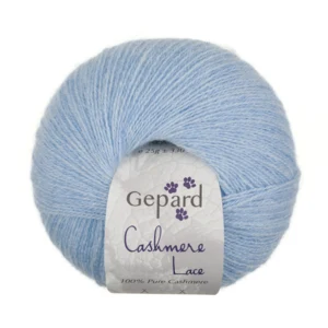 Gepard garn cashmere lace i farven blåstilhed
