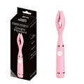 Pink couple vibrator i silikone – genopladelig sexlegetøj til par