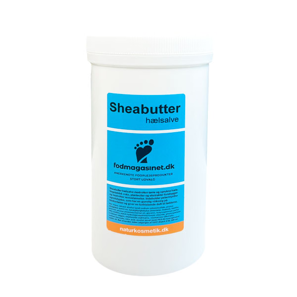 Naturkosmetik Sheabutter hælsalve. 500 ml.