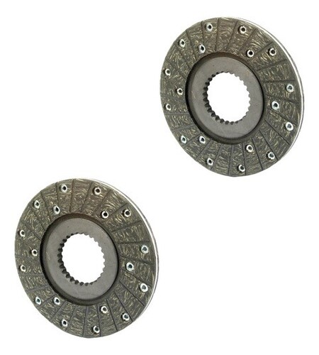 Brake disc - 7" / 178mm - 2 pcs. (fig. 5 in the picture) Fits: MF65 Fits: MF165, MF175, MF178 Please measure the old ones before ordering OEM ref. Ford / New Holland 9508667, 9512098 Landini 1810350M91, 183515M92, 1753117M91, 1021314M91, 764805M92, 1