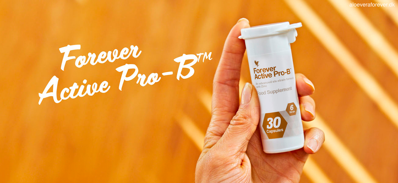 Forever Active Pro-B mælkesyrebakterier fra Forever Living