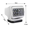 led spot soegelygte 50w 12v 24v magnetfod baad
