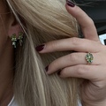 FOUR SEASONS SPRING earrings in 14 karat gold | Danish design by Mads Z