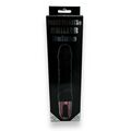 Sort realistisk vibrator fra Power Escorts med 10 vibrationstilstande og USB-opladning