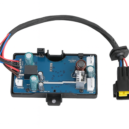 Motherboard til 5kW kinafyr – 2. generation printplade med sort trekantet stik